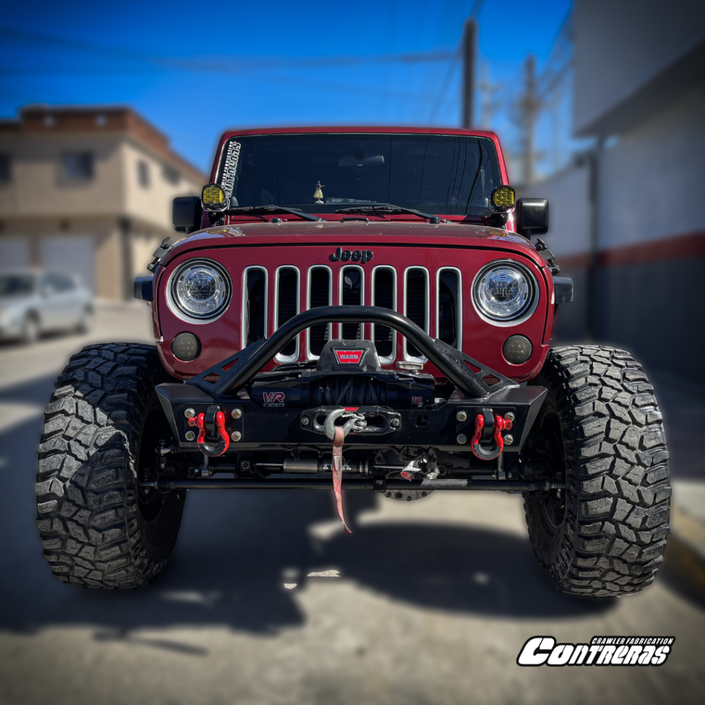 Defensa Delantera Rock Crawler Con Tubo Para Jeep Wrangler Jk X