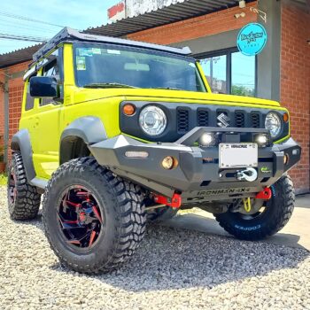 Defensa delantera para Jimny con Base para Winch Ironman 4×4