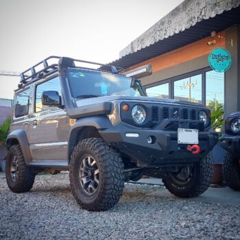 Defensa delantera para Jimny con Base para Winch Ironman 4×4