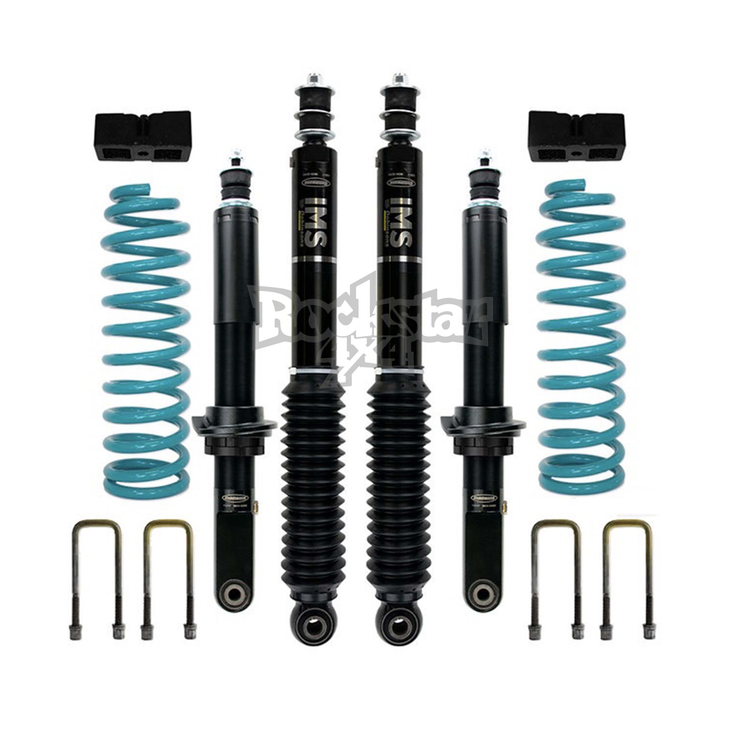 Suspension para Toyota Hilux Premium Dobinsons, juego de resortes y amortiguadores premium Dobinsons levantas de 1.5 a 3 pulgadas