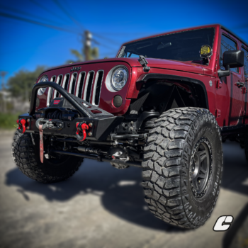 Defensa Delantera Rock Crawler con tubo para Jeep Wrangler JK