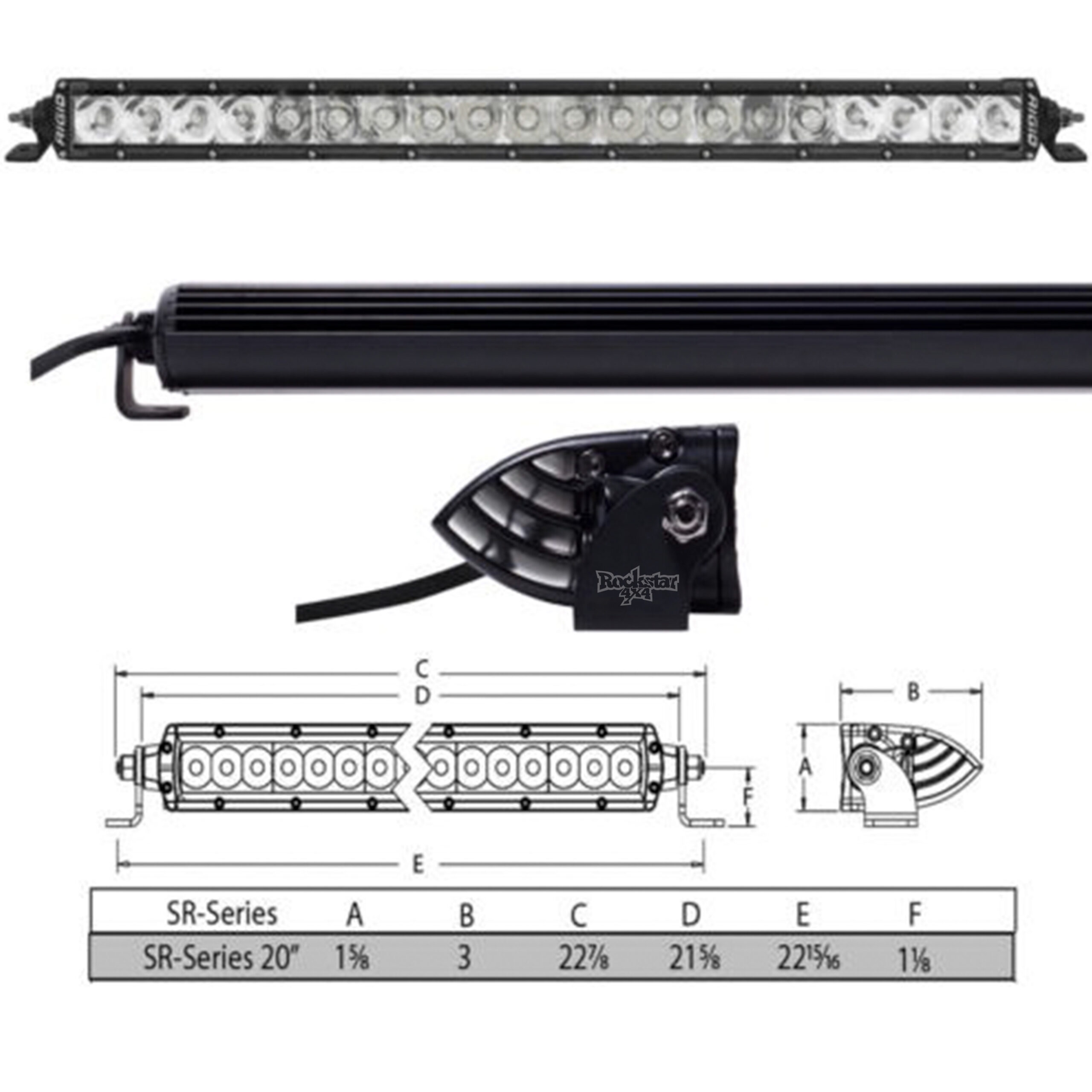 Barra de leds de 20 pulgadas Rigid