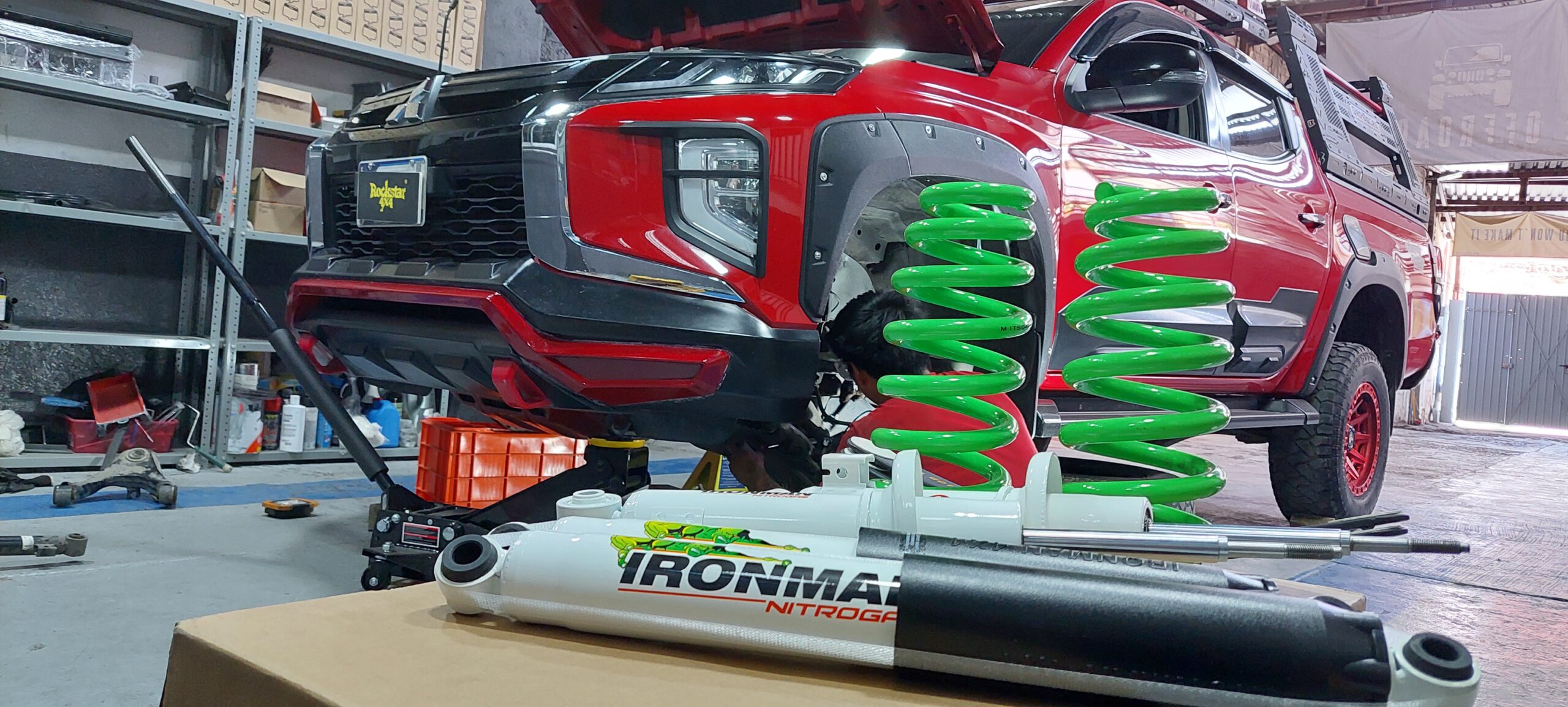 Lee más sobre el artículo Mejora de suspensión para L200 con Suspensión Ironman4x4