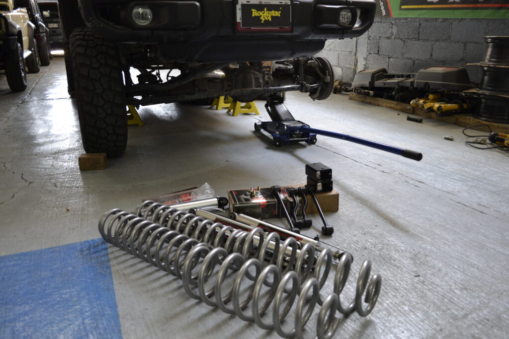 Jeep Rubicon con suspension Rough Country de 2 pulgadas