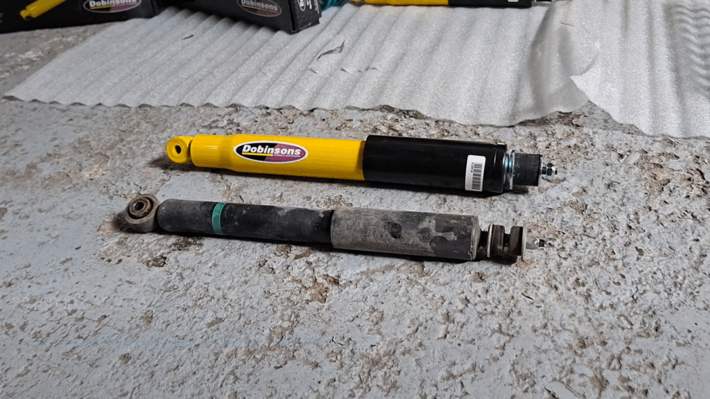 amoprtiguador original contra vs amortiguador Dobinsons