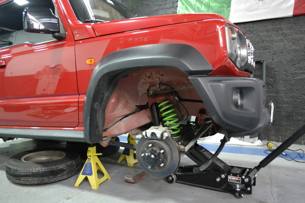Suspension mas firma para Jimny