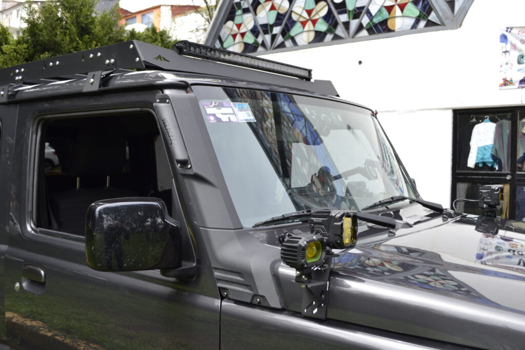 como instalar el snorkel para Jimny