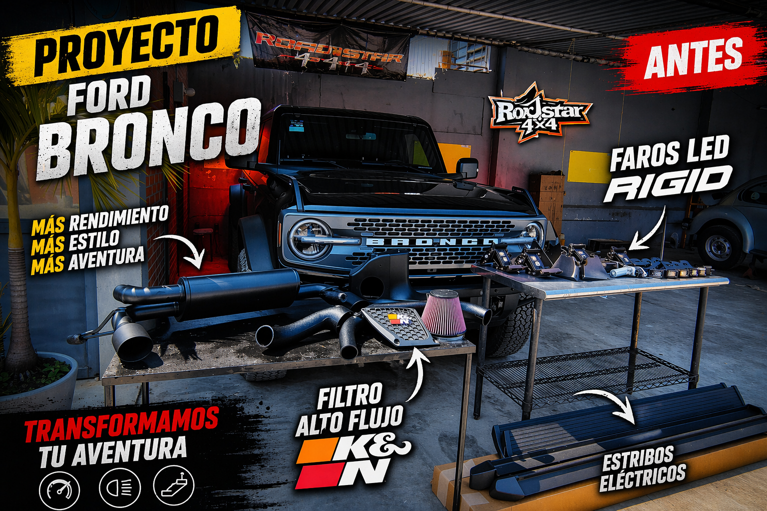 Lee más sobre el artículo Ford Bronco modificada: upgrades esenciales para dominar cualquier ruta