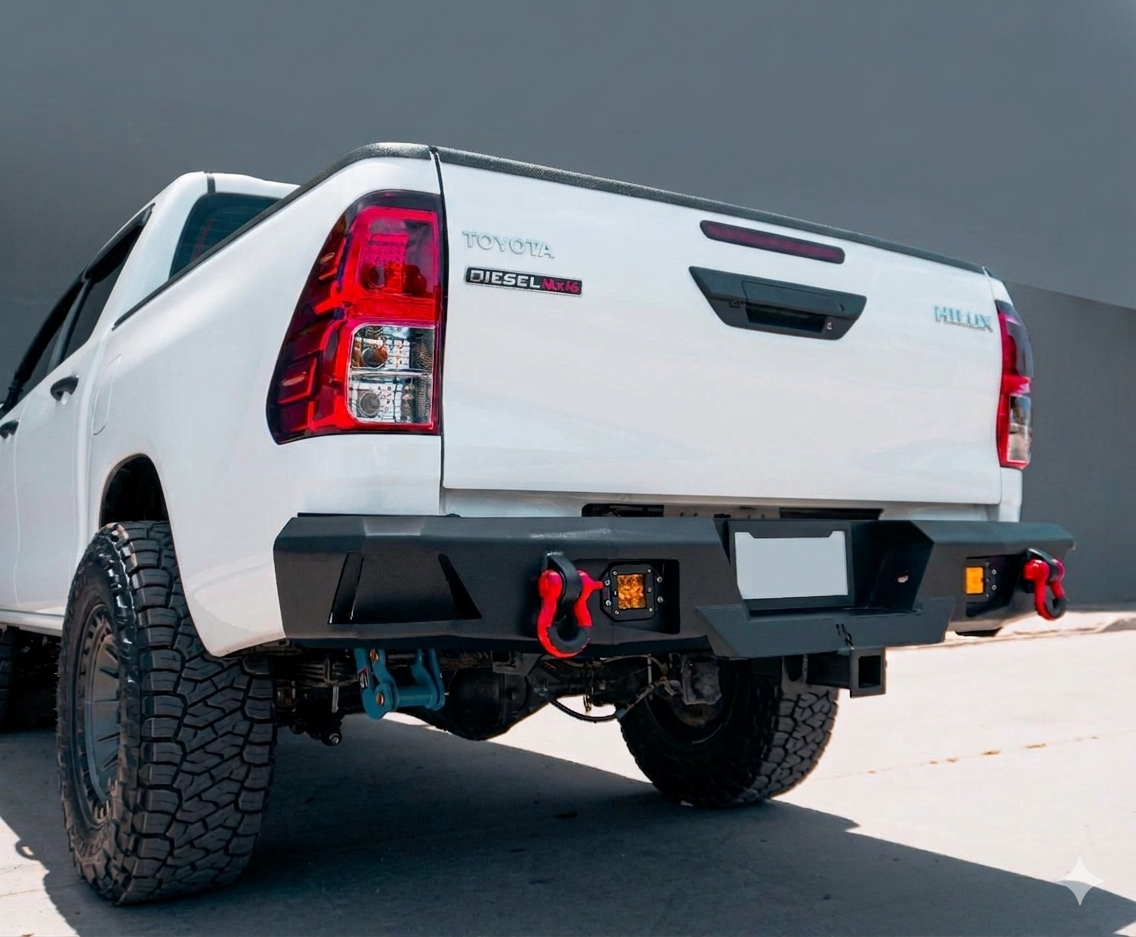 Defensa trasera reforzada para toyota Hilux
