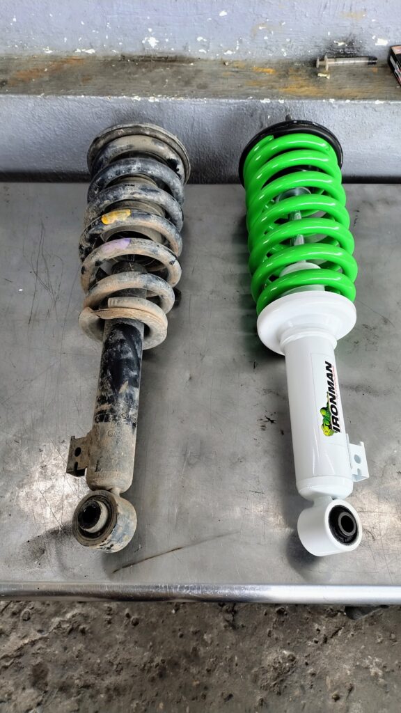 diferencia entre la suspension Original y la suspension Ironman4x4 para L200