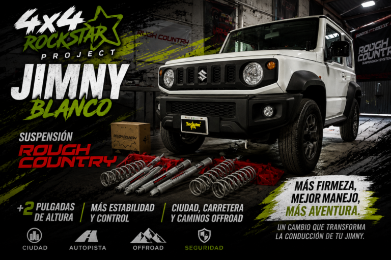 Lee más sobre el artículo Suzuki Jimny +2 Pulgadas: Más Estabilidad Más Control y Más Aventuras