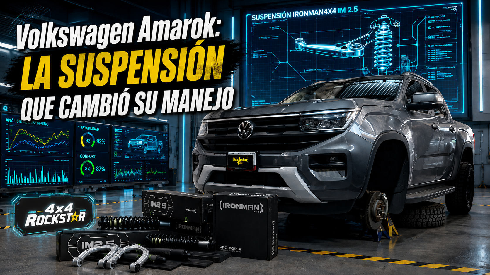 En este momento estás viendo Volkswagen Amarok: La suspensión que cambió su manejo