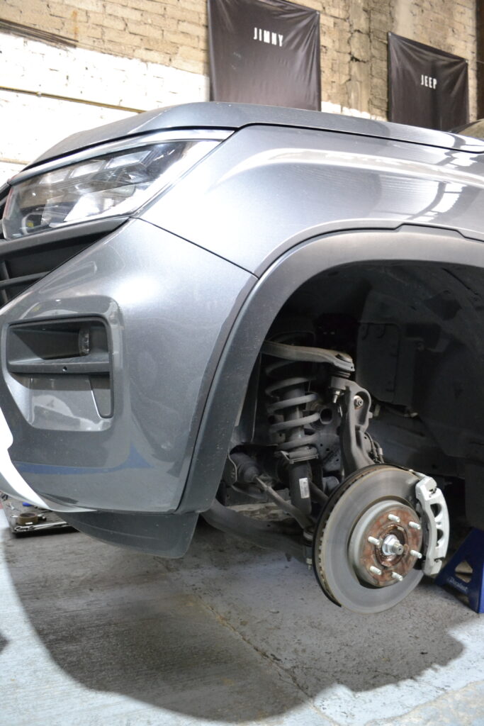 Como se ve la suspension original de la Amarok